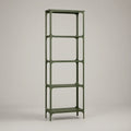 5-Tier Open Steel Shelving Unit, Olive Green, 24 x 14 x 72 in